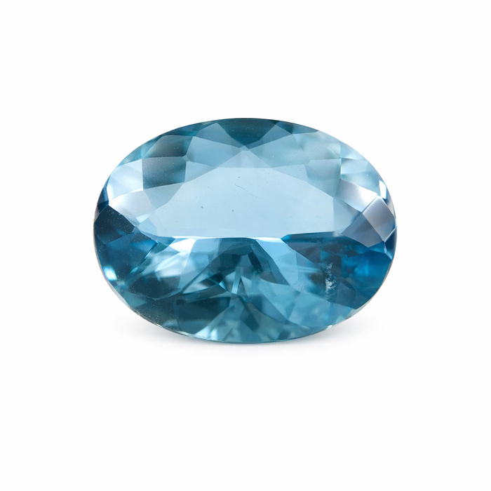 Aquamarine oval brilliant cut 2.07 carats loose gemstone - Buy loose or make a custom order