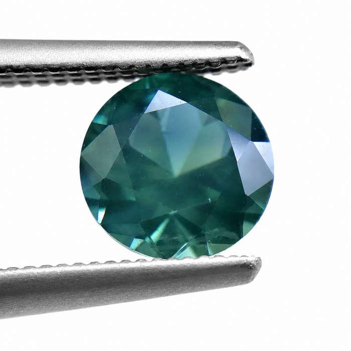 Steel teal Australian Parti Sapphire round cut 1.48 carats - Buy loose or customise
