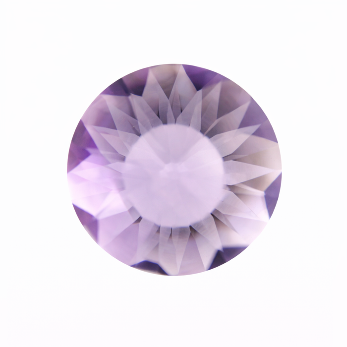 Amethyst unique German laser flower mixed cut 10.60 carat loose gemstone - Buy loose or customise