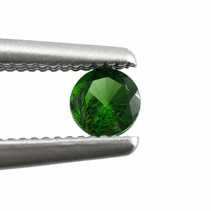 Green Tsavorite garnet round cut 0.10-0.14ct 3x1.7mm approximately each loose gemstone - price is per stone - Buy loose or customise