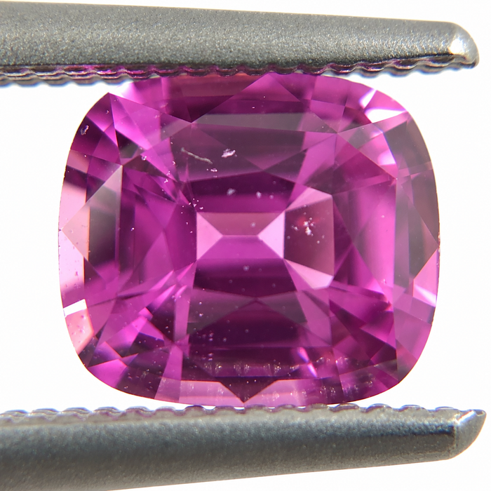 Unheated Treatment Pink Sapphire 1.25 carat 6.53x5.72x3.72mm rectangle cushion cut
