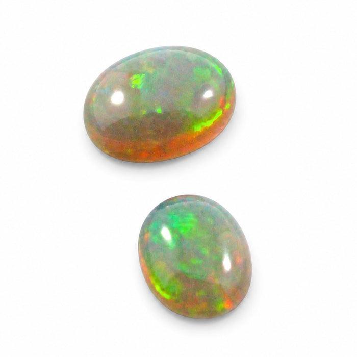 Australian jelly opal matched pair 3.16 carat total loose gemstone - Buy loose or customise