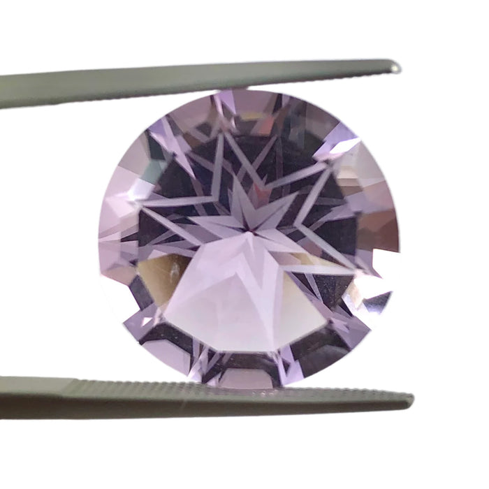 Amethyst unique German laser star mixed cut 11.78 carat loose gemstone - Buy loose or customise