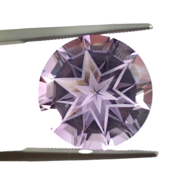 Amethyst unique German laser star mixed cut 11.78 carat loose gemstone - Buy loose or customise