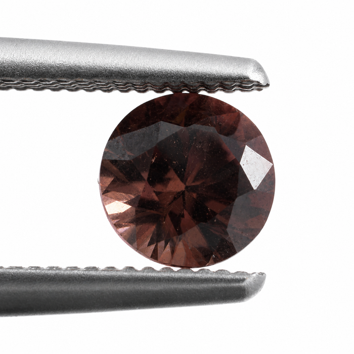Red Zircon round cut 0.66-0.76ct 5x3mm approximately each loose gemstone - price is per stone - Buy loose or customise