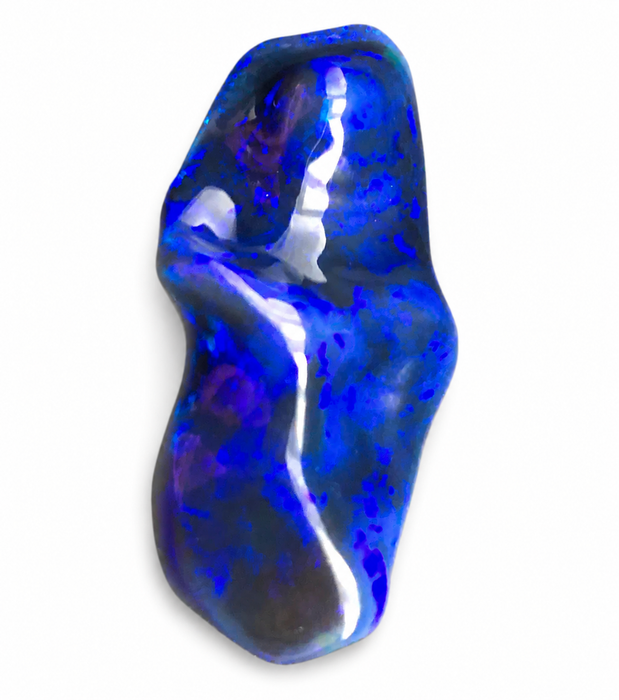 Australian jelly opal 22.94 carat loose gemstone - Carving by Daniela L'Abbate