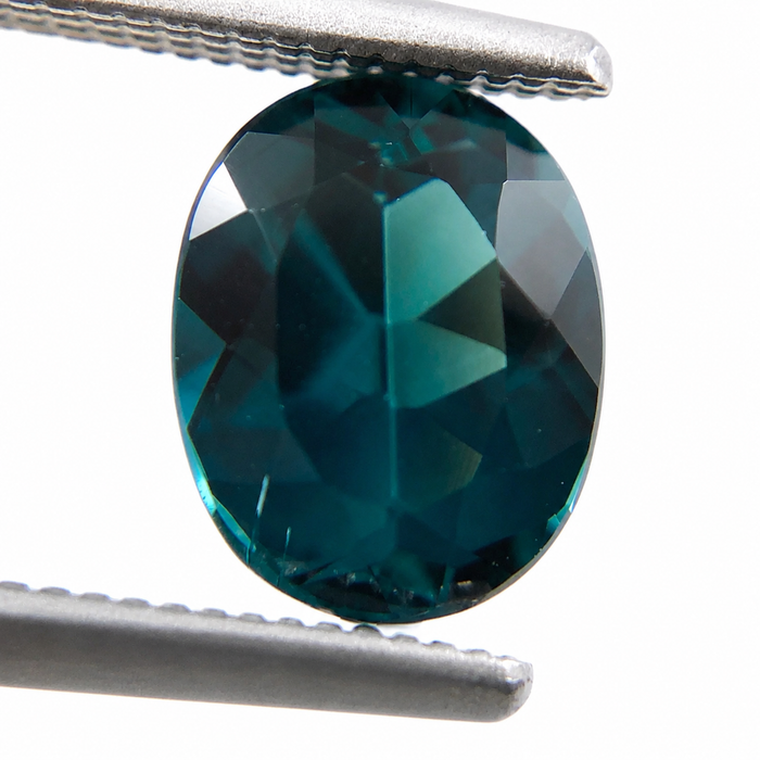 Teal Blue Indicolite Tourmaline oval cut 1.29 carat gemstone - Buy loose or make your own custom jewelry