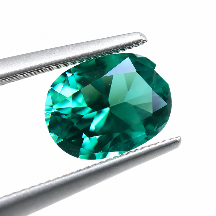 Teal blue green tourmaline cushion cut 1.77 carat loose gemstone - Buy loose or customise
