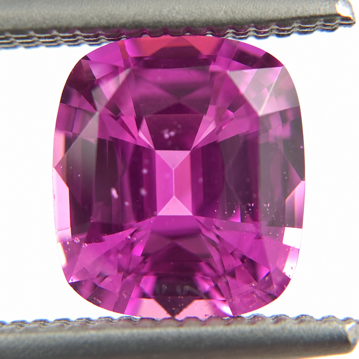 Unheated Treatment Pink Sapphire 1.25 carat 6.53x5.72x3.72mm rectangle cushion cut