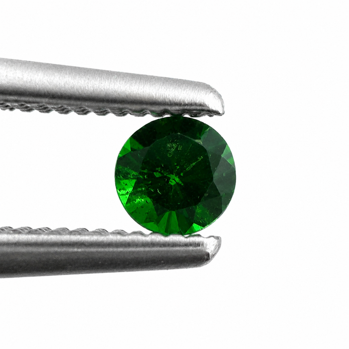 Green Tsavorite garnet round cut 0.10-0.14ct 3x1.7mm approximately each loose gemstone - price is per stone - Buy loose or customise
