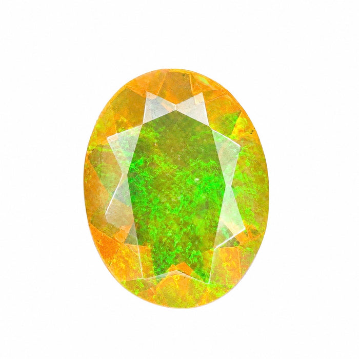 Ethiopian opal 1.07 carat faceted oval cut loose gemstone - Buy loose or make a custom order