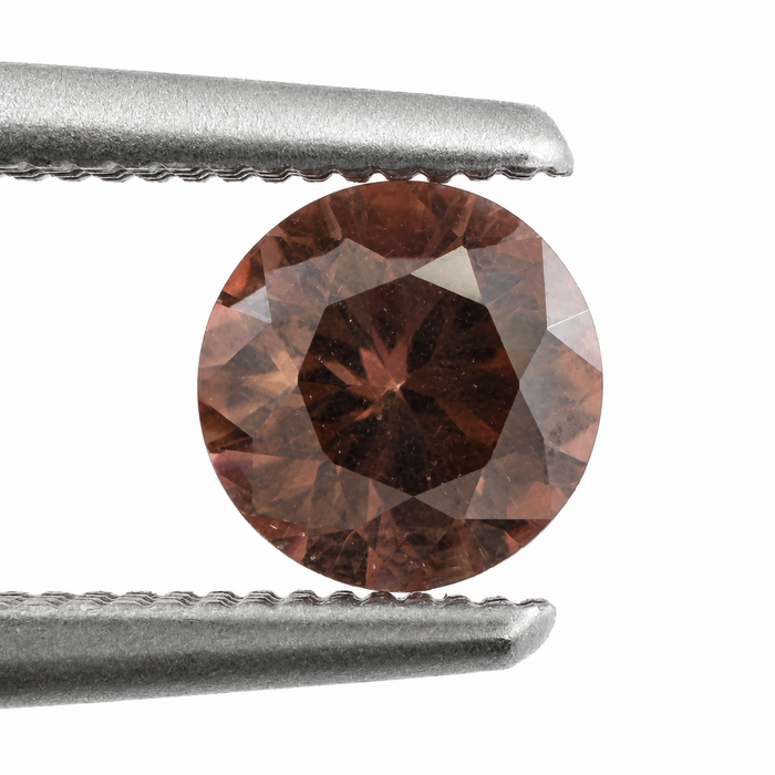 Red Zircon round cut 0.66-0.76ct 5x3mm approximately each loose gemstone - price is per stone - Buy loose or customise