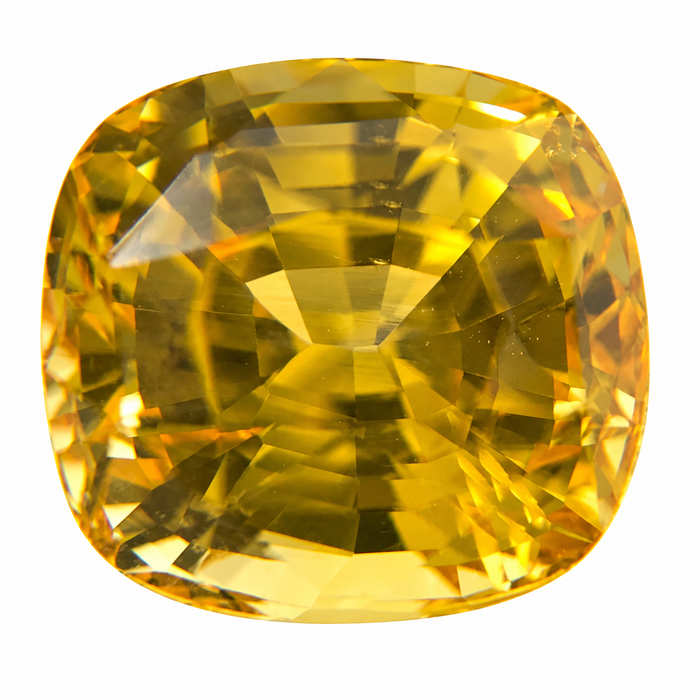 Yellow Sapphire 2.53 carat 7.20x6.58x5.66mm rectangle cushion cut