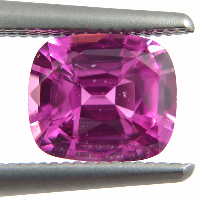 Unheated Treatment Pink Sapphire 1.25 carat 6.53x5.72x3.72mm rectangle cushion cut