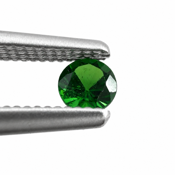 Green Tsavorite garnet round cut 0.10-0.14ct 3x1.7mm approximately each loose gemstone - price is per stone - Buy loose or customise
