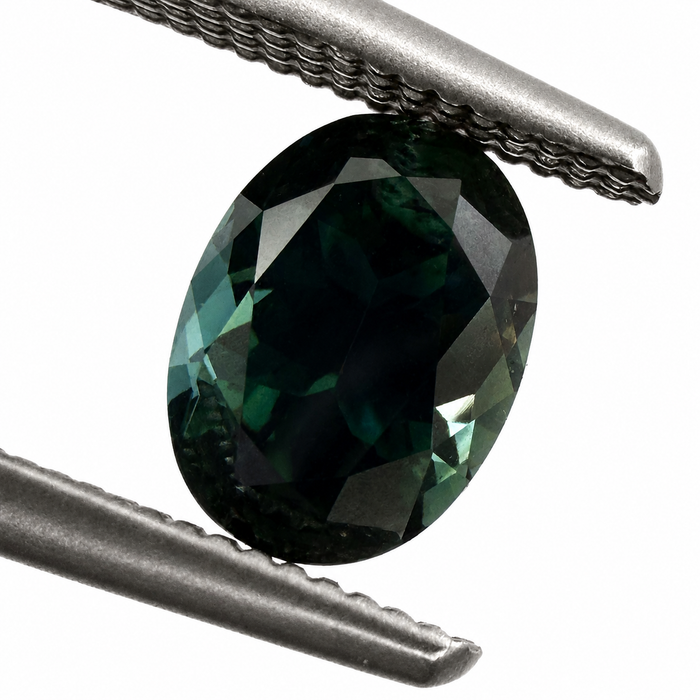 Australian Parti sapphire 1.00ct oval brilliant cut loose gemstone - Buy loose or customise