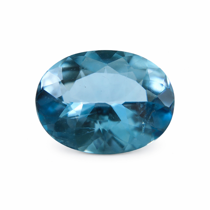 Aquamarine oval brilliant cut 2.07 carats loose gemstone - Buy loose or make a custom order