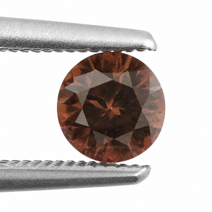 Red Zircon round cut 0.66-0.76ct 5x3mm approximately each loose gemstone - price is per stone - Buy loose or customise