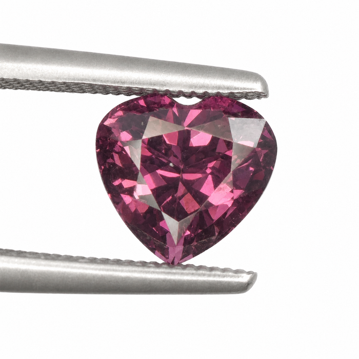 Raspberry pink Tanga garnet mixed heart cut 1.73 carats loose gemstone - Buy loose or Make your own custom jewelry