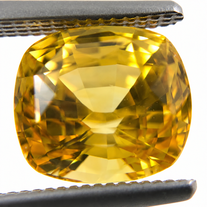 Yellow Sapphire 2.53 carat 7.20x6.58x5.66mm rectangle cushion cut