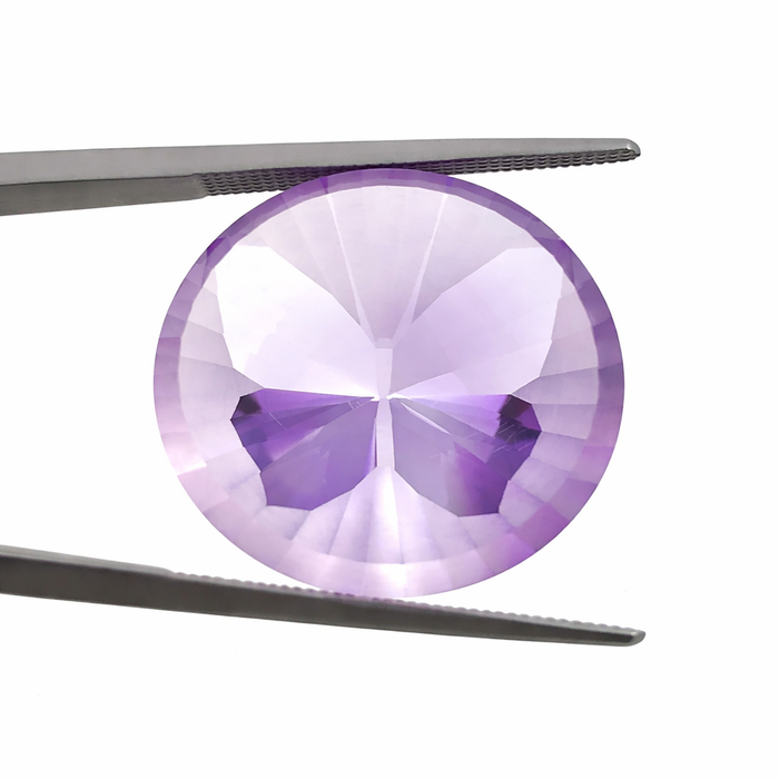 Amethyst unique German laser butterfly mixed cut 20.01 carat loose gemstone - Buy loose or customise