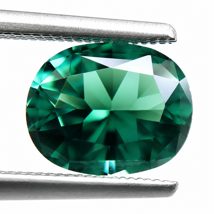 Teal blue green tourmaline cushion cut 1.77 carat loose gemstone - Buy loose or customise