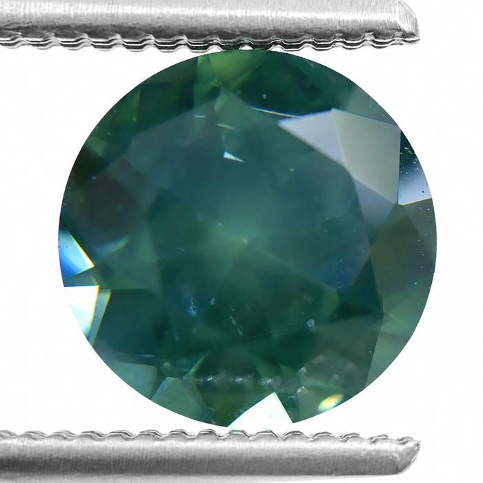 Steel teal Australian Parti Sapphire round cut 1.48 carats - Buy loose or customise