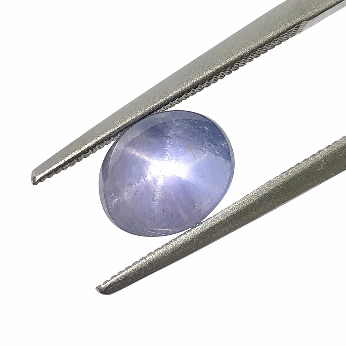 Blue Star Sapphire oval cut cabochon 2.95 carats - Make your own custom jewelry design