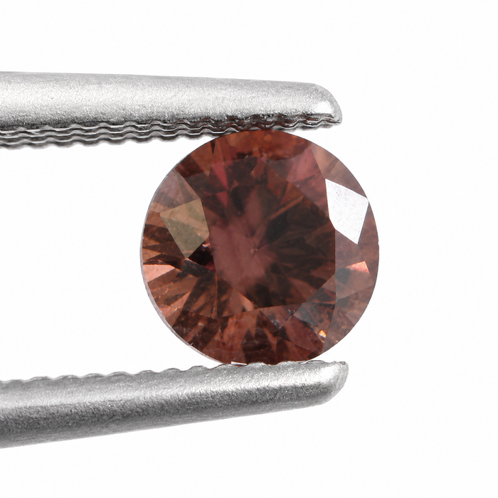 Red Zircon round cut 0.66-0.76ct 5x3mm approximately each loose gemstone - price is per stone - Buy loose or customise