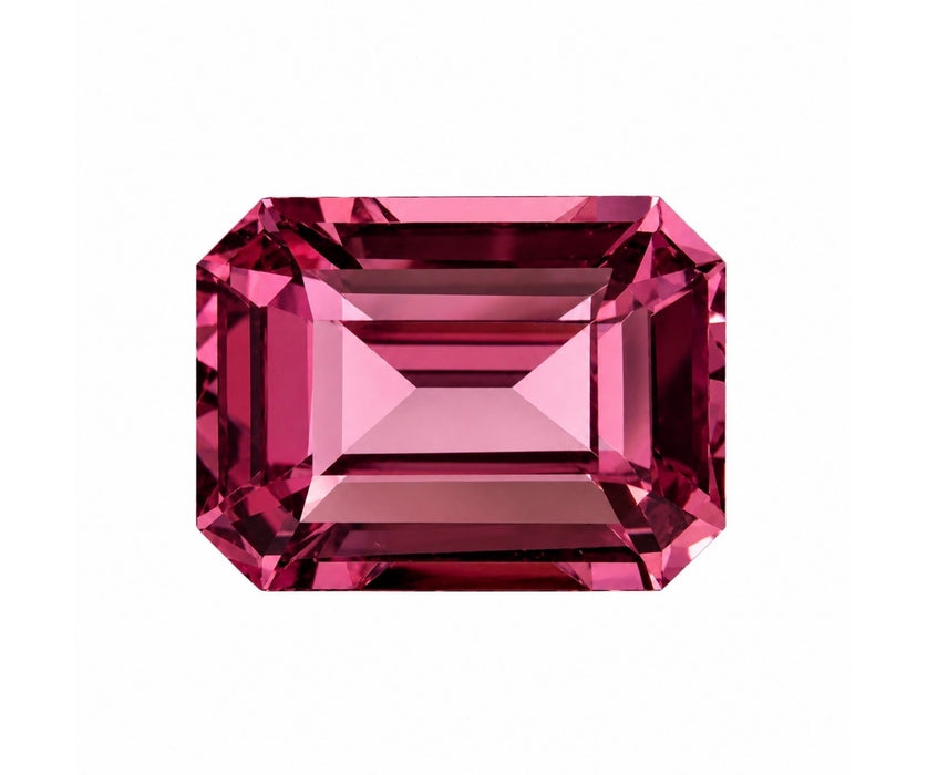 Pink Tanga garnet emerald cut 2.22 carats loose gemstone - Buy loose or customise