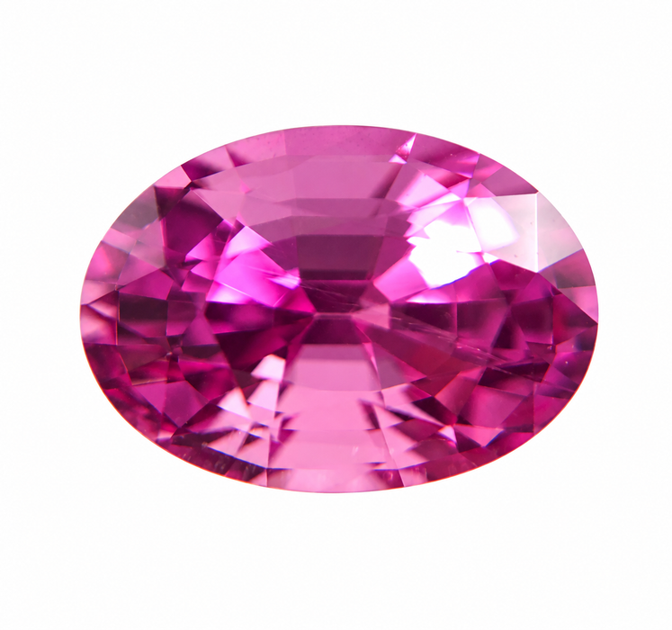 Pink Sapphire 1.19 carat 6.98x4.86x4.29mm oval cut - Buy loose or Make your own jewelry design