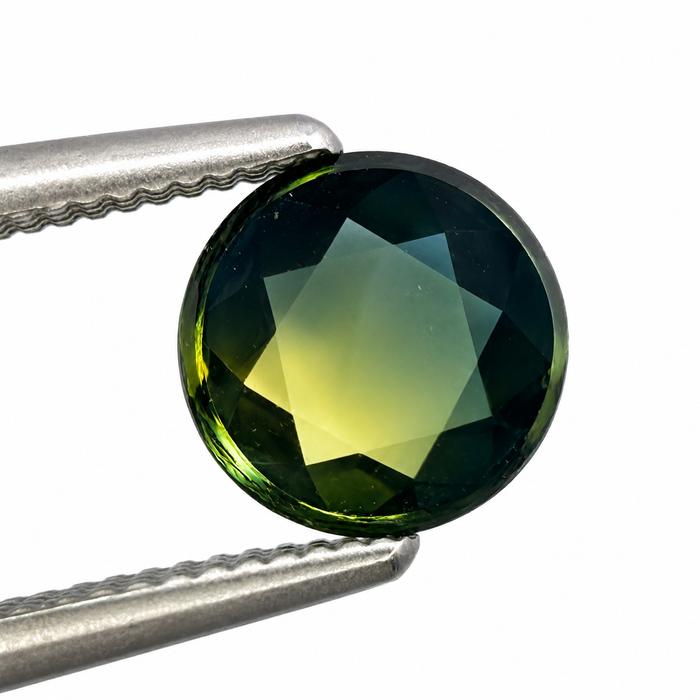 Australian Parti sapphire 1.05ct round rose cut loose gemstone - Buy loose or customise
