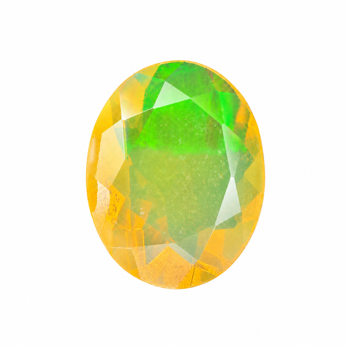 Ethiopian opal 1.28 carat faceted oval cut loose gemstone - Buy loose or make a custom order