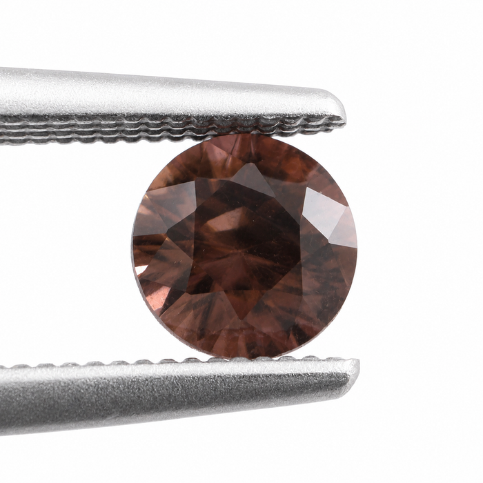 Red Zircon round cut 0.66-0.76ct 5x3mm approximately each loose gemstone - price is per stone - Buy loose or customise