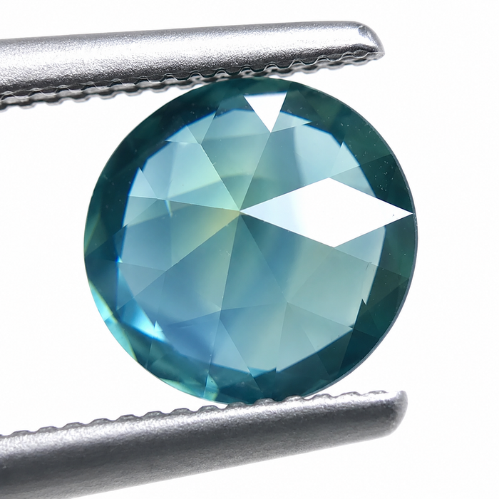 Steel teal Australian Parti Sapphire round cut 1.48 carats - Buy loose or customise