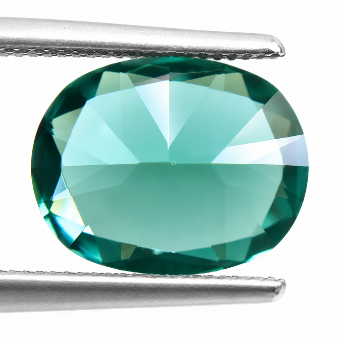 Teal blue green tourmaline cushion cut 1.77 carat loose gemstone - Buy loose or customise