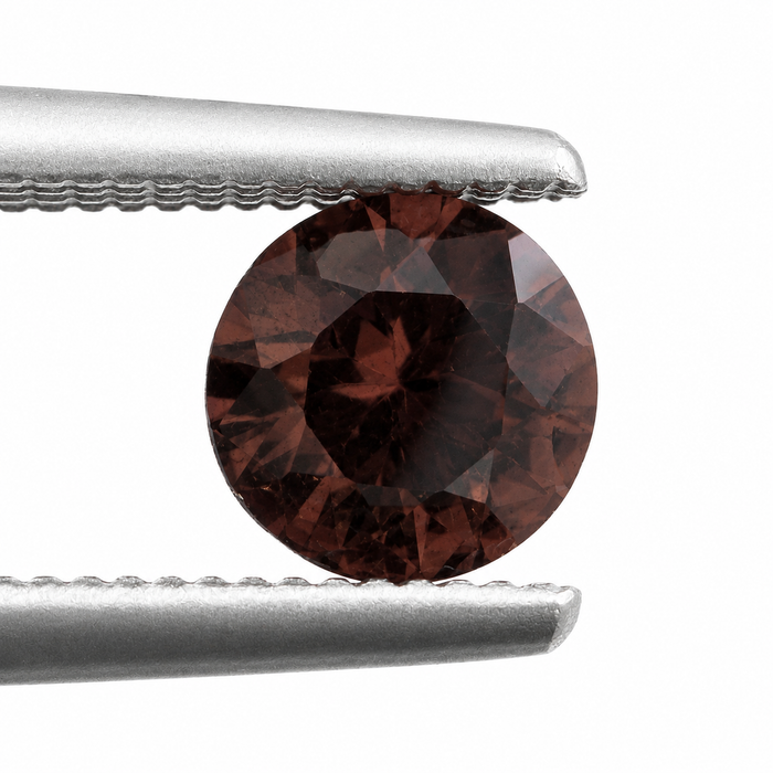 Red Zircon round cut 0.66-0.76ct 5x3mm approximately each loose gemstone - price is per stone - Buy loose or customise