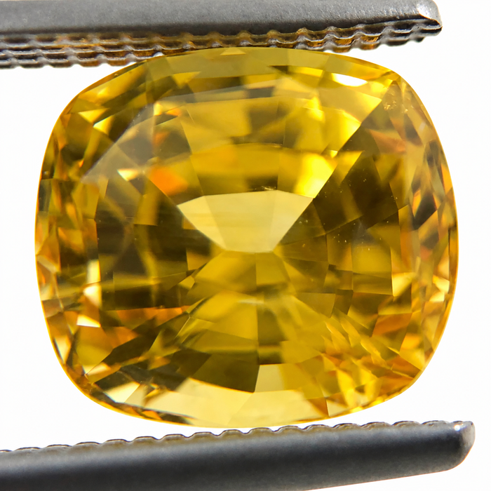 Yellow Sapphire 2.53 carat 7.20x6.58x5.66mm rectangle cushion cut