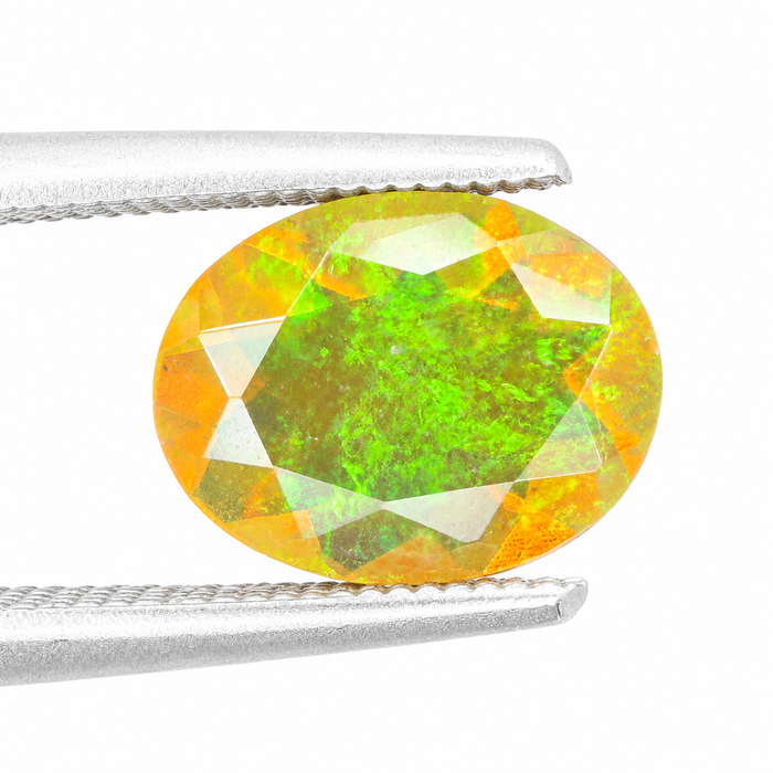 Ethiopian opal 1.07 carat faceted oval cut loose gemstone - Buy loose or make a custom order