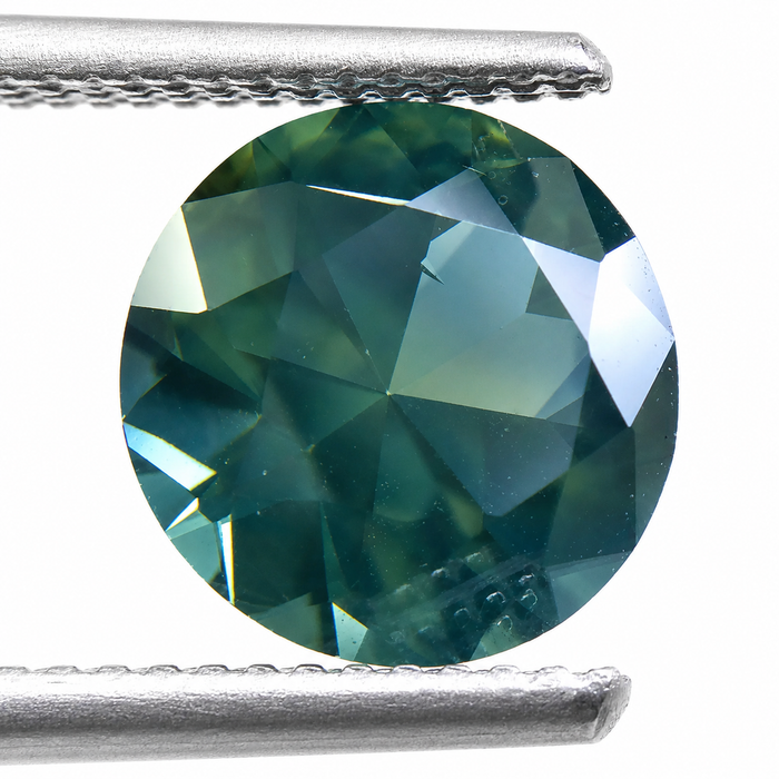 Steel teal Australian Parti Sapphire round cut 1.48 carats - Buy loose or customise