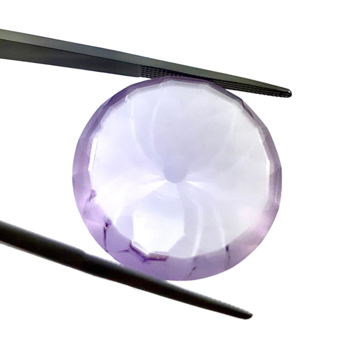 Amethyst unique German laser spider mixed cut 28.49 carat loose gemstone - Buy loose or customise