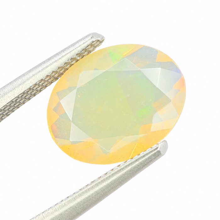Ethiopian opal 1.28 carat faceted oval cut loose gemstone - Buy loose or make a custom order