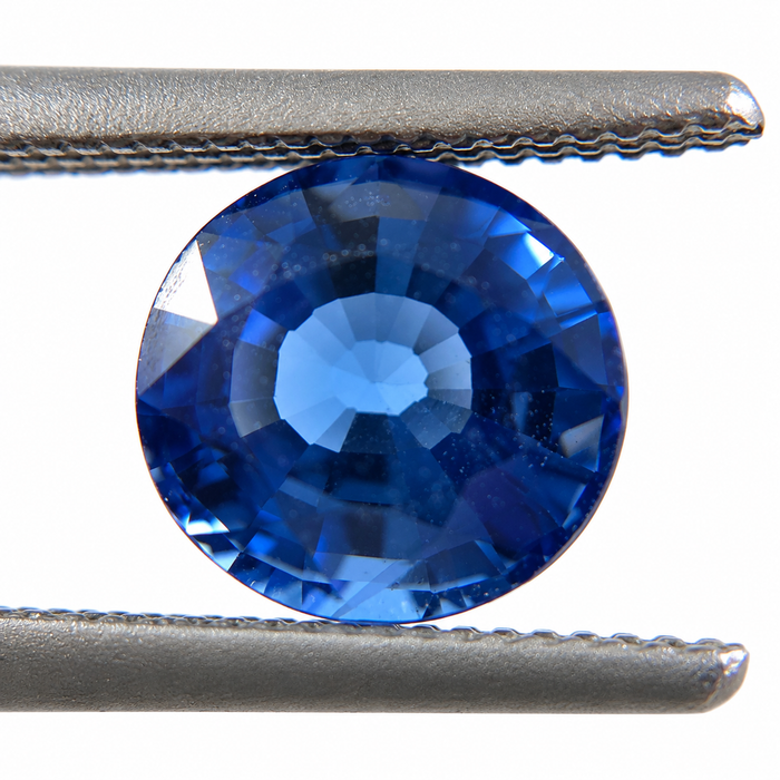 Natural blue Ceylon Sapphire oval cushion cut 6.8x6.2mm 1.71 carat gemstone