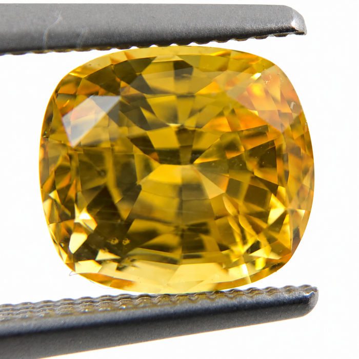Yellow Sapphire 2.53 carat 7.20x6.58x5.66mm rectangle cushion cut