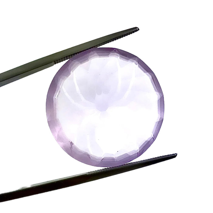 Amethyst unique German laser spider mixed cut 28.49 carat loose gemstone - Buy loose or customise