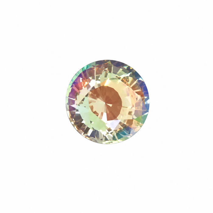 Rainbow moonstone 1.00 carat round brilliant cut loose gemstone