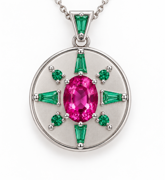 Pink Sapphire 1.19 carat 6.98x4.86x4.29mm oval cut - Buy loose or Make your own jewelry design