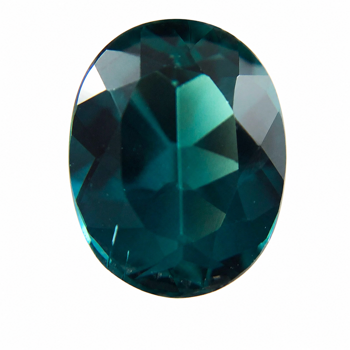 Teal Blue Indicolite Tourmaline oval cut 1.29 carat gemstone - Buy loose or make your own custom jewelry