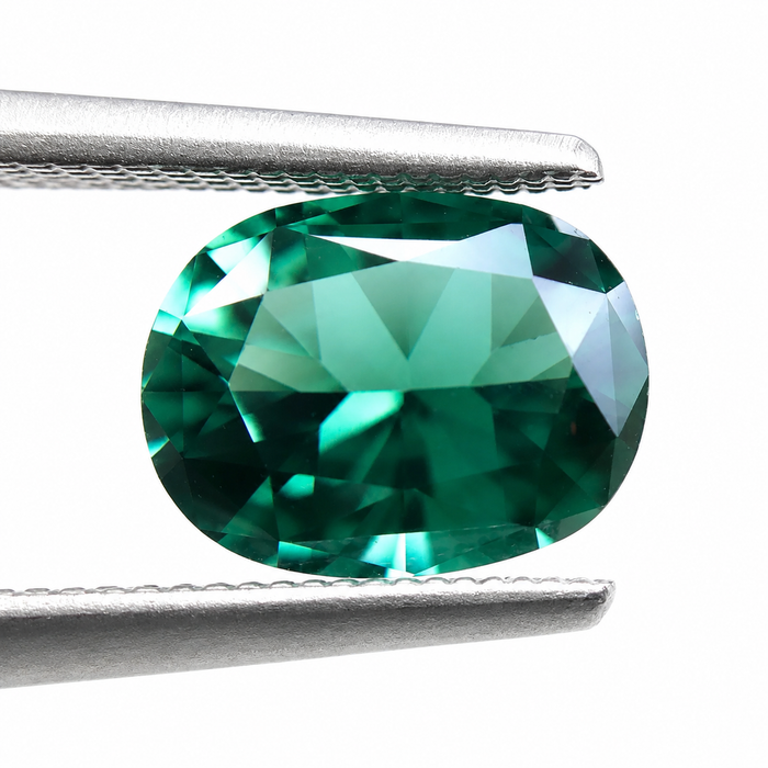 Teal blue green tourmaline cushion cut 1.77 carat loose gemstone - Buy loose or customise