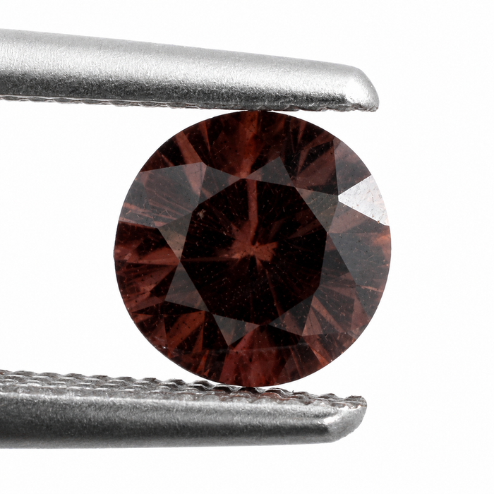 Red Zircon round cut 0.66-0.76ct 5x3mm approximately each loose gemstone - price is per stone - Buy loose or customise
